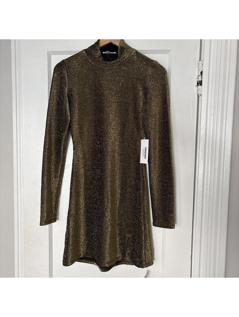 Reformation Women's Gold Dress
